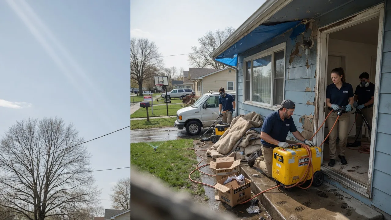Basement Flood Cleanup in Washburn, ND near me
